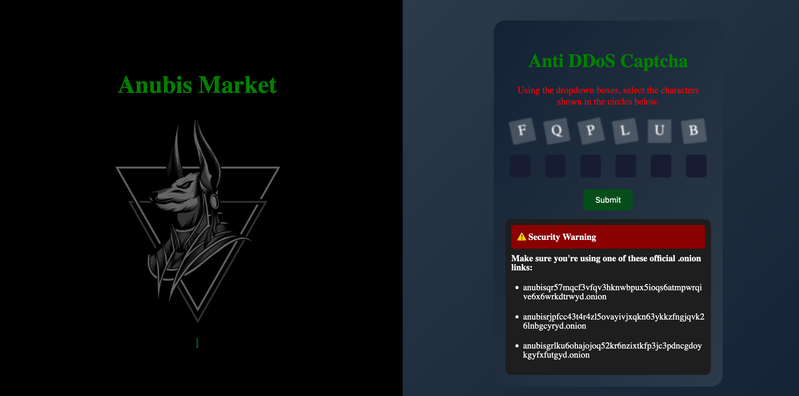 Anubis Market Darknet Illustration
